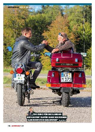 Gold Wing vs. MZ