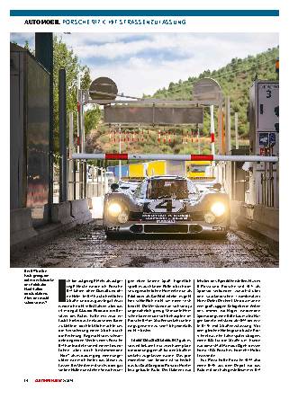 Porsche 917 K mit Strassenzulassung