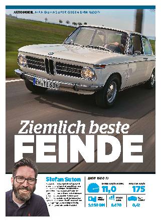 Alfa Giulia Super gegen BMW 1600 TI