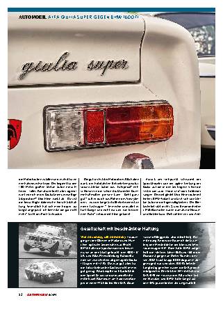 Alfa Giulia Super gegen BMW 1600 TI