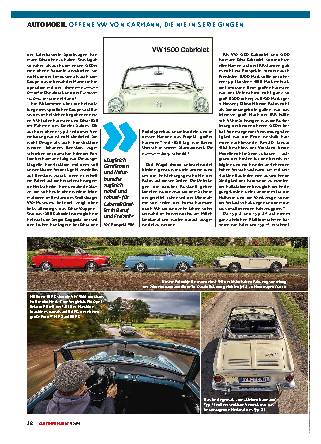 Offene VW von Karmann, die nie in Serie gingen