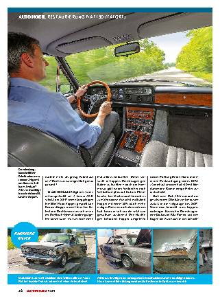 Restaurierung: Fiat 130 (Tatort)