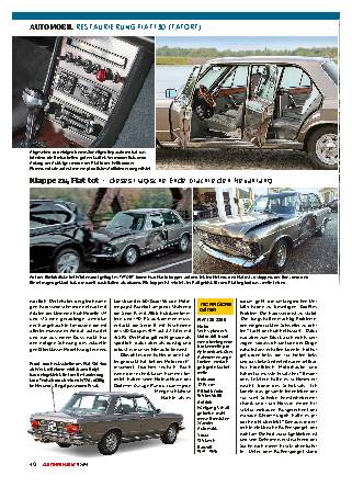 Restaurierung: Fiat 130 (Tatort)
