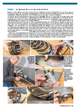 Motorrad Kupplung reparieren