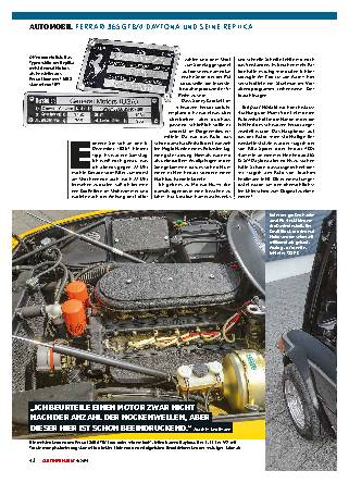 Ferrari 365 GTB/4 Daytona und seine Replika
