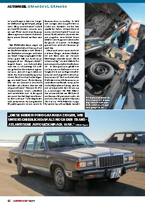 Ford Granada 2.8l (D) vs. Ford Granada 3.8 (USA)