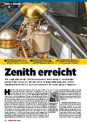 Frühe Zenith-Vergaser