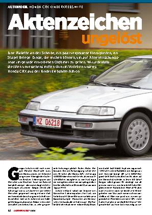 Honda CRX Kinderkrebshilfe