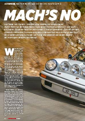 Walter Röhrl und die Rallye Monte-Carlo