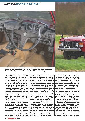 50 Jahre Range Rover