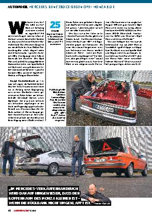 Mercedes-Benz 280 CE gegen Opel Monza 3.0 E
