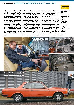 Mercedes-Benz 280 CE gegen Opel Monza 3.0 E