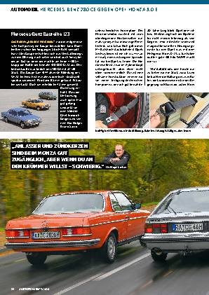 Mercedes-Benz 280 CE gegen Opel Monza 3.0 E
