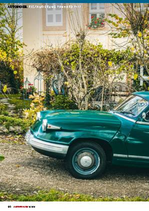 Restaurierung Panhard PL 17