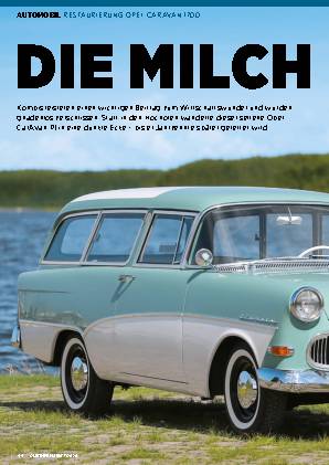 Restaurierung Opel Caravan 1700
