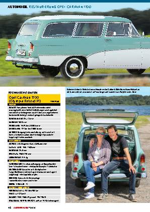 Restaurierung Opel Caravan 1700