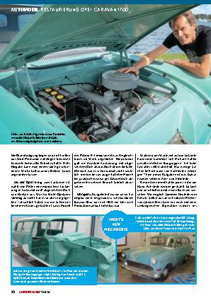Restaurierung Opel Caravan 1700
