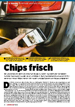 Fahrzeuge über NFC identifizieren