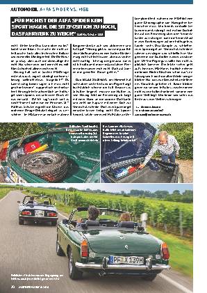 Alfa Spider vs. MGB