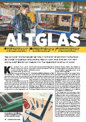 Scheiben aus Flachglas nachfertigen