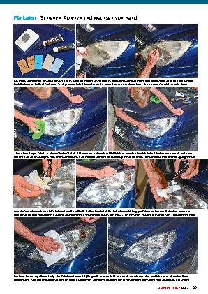 Kunststoffscheinwerfer aufbereiten