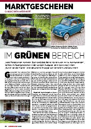 Marktgeschehen