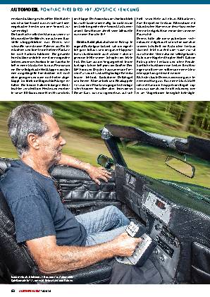 Pontiac Firebird mit Joystick-Lenkung