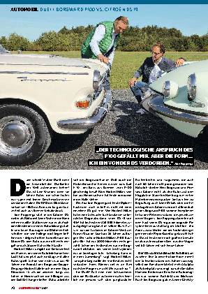 Duell Borgward P100 vs. Citroën DS 19