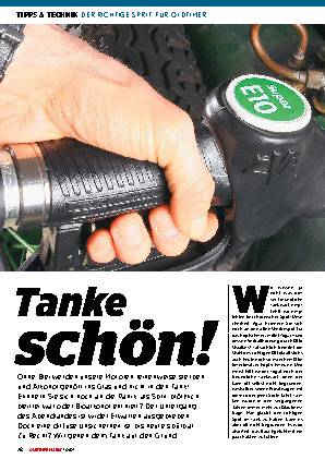 Der richtige Sprit für Oldtimer