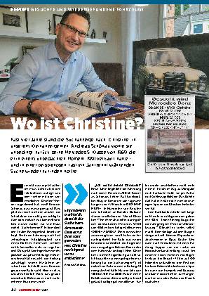 Gesuchte und wiedergefunde Fahrzeuge