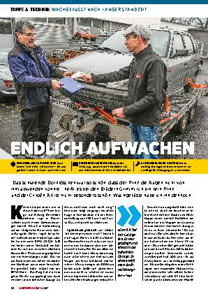 Wachgeküsst nach langer Standzeit