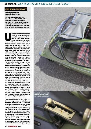 Umstieg vom Fünfer-BMW in die Heinkel Kabine