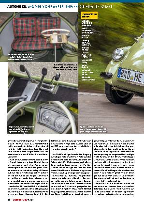 Umstieg vom Fünfer-BMW in die Heinkel Kabine
