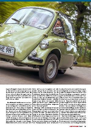 Umstieg vom Fünfer-BMW in die Heinkel Kabine