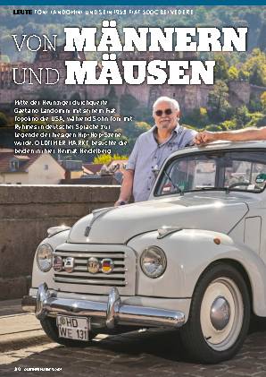 Tini Landomini und sein 1953 Fiat 500C Belvedere