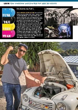 Tini Landomini und sein 1953 Fiat 500C Belvedere