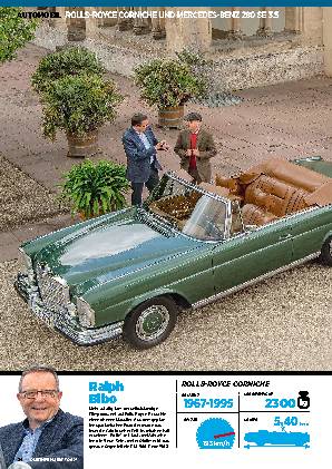 Rolls-Royce Corniche und Mercedes-Benz 280 SE 3.5