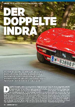 Fritz Indra im Intermeccanica Indra