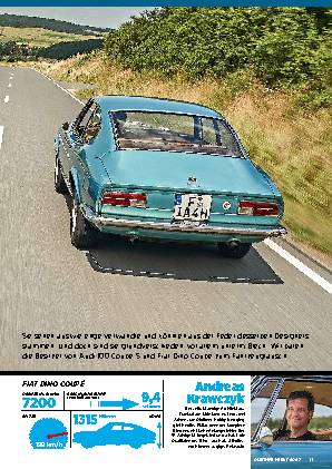 Audi 100 Coupé S und Fiat Dino Coupé Auto