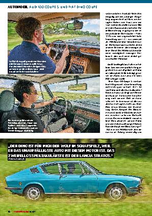 Audi 100 Coupé S und Fiat Dino Coupé Auto