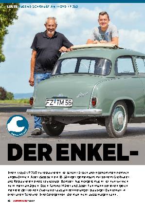 Jugend schraubt an Lloyd LP 250
