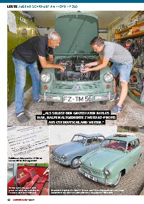 Jugend schraubt an Lloyd LP 250