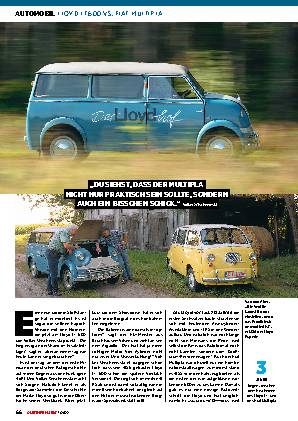 Lloyd LT 600 vs. Fiat Multipla