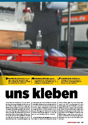 Geklebte Scheiben