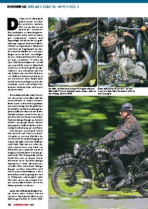 Brough SS 80 vs Matchless X
