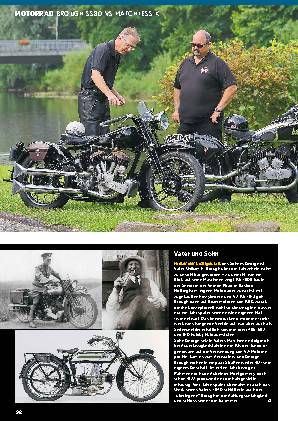 Brough SS 80 vs Matchless X