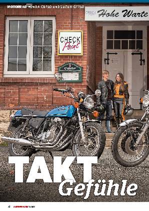 Honda CB 750 und Suzuki GT 750