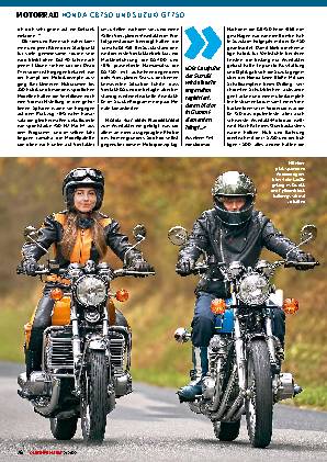 Honda CB 750 und Suzuki GT 750