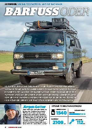 VW Bus T3 Syncro vs. UAZ 452 Buchanka