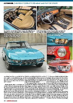 Chevrolet Corvette Rondine und Fiat 124 Spider